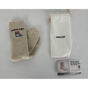 Wolf Game Merch Official First Edition Woolish Wolf Socks Wool Unisex One Size